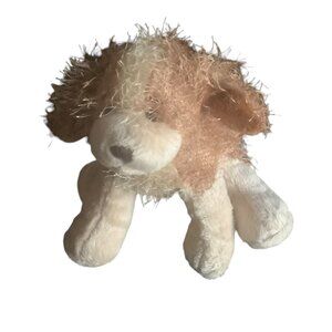 GANZ Cocker Spaniel Plush Dog Toy Shaggy Brown Cream 8.5” Webkinz NO CODE